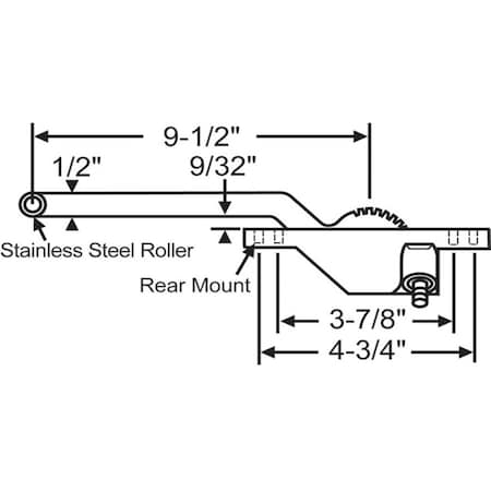 Strybuc Single Arm Casement Operator 36-445-8